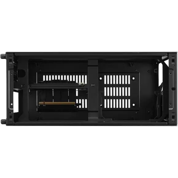 LIAN LI A4-H20 Black Aluminum Mini-ITX Case, PCI4.0 Riser Card Cable Included