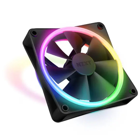 NZXT F120 RGB Duo 120mm Dual-Sided RGB Fan – Black