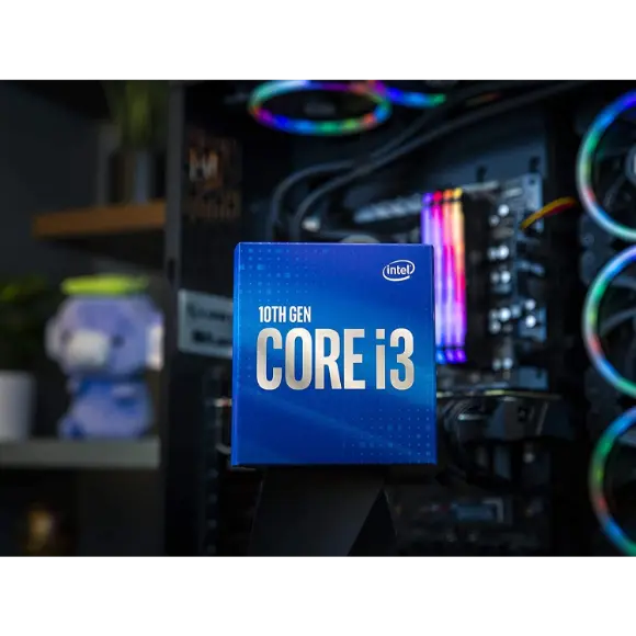 Intel Core i3-10100 Desktop Processor 4 Cores up to 4.3 GHz LGA1200 (Intel 400 Series Chipset) 65W