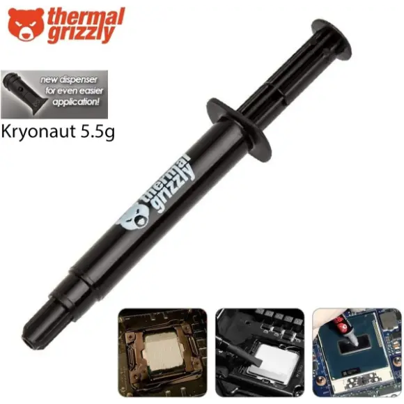 Thermal Grizzly Kryonaut The High Performance Thermal Paste for Cooling (5,55 Gram /1,5 ml)