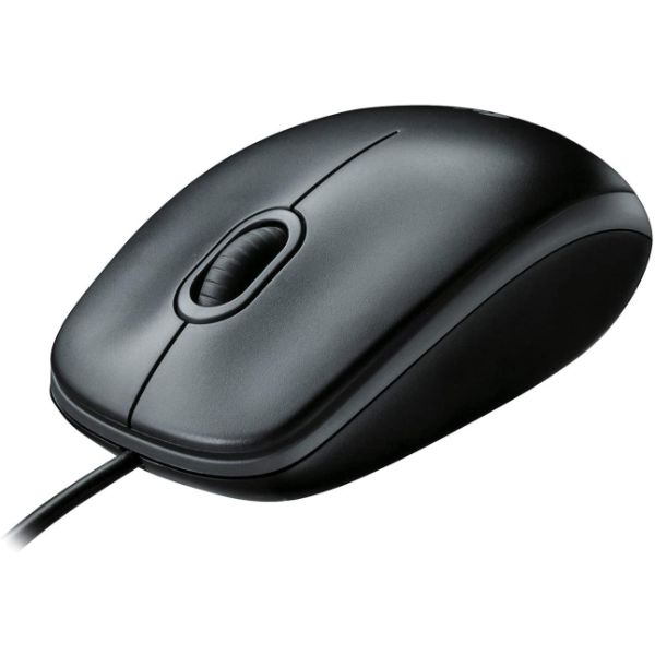 Logitech B100 Corded Mouse – Black