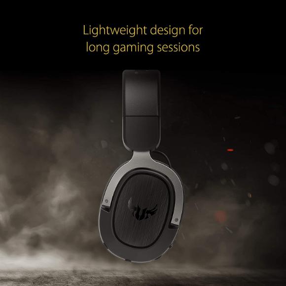 ASUS TUF H3 Gaming Headset – Discord, TeamSpeak Certified | 7.1 Surround Sound | Gaming Headphones with Boom Microphone