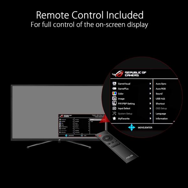 ASUS ROG Strix XG438Q HDR Large Gaming Monitor — 43-Inch, 4K (3840 x 2160), 120 Hz
