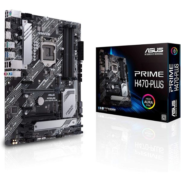 ASUS Prime H470-PLUS/CSM LGA1200 (Intel 10th Gen) ATX Commercial Motherboard