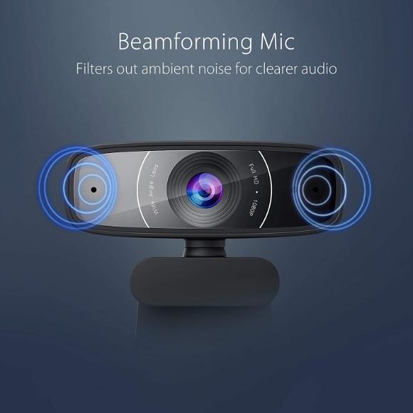 ASUS Webcam C3 1080p HD USB Camera - Beamforming Microphone