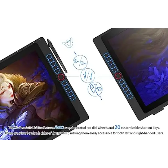 XP-PEN Artist 24 Pro Drawing Tablet with Screen Drawing Monitor 2K Resolution Graphics Tablet