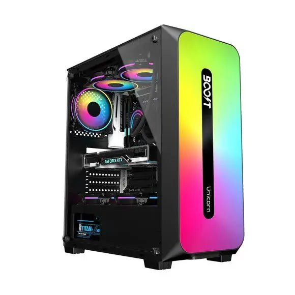 Boost Unicorn With 3 ARGB Fans Gaming Case