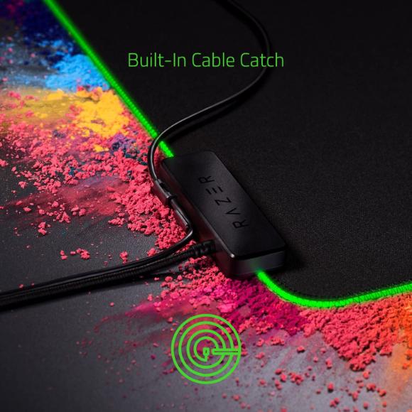 Razer Goliathus Chroma Gaming Mousepad: Customizable Chroma RGB Lighting - Soft, Cloth Material - Balanced Control & Speed - Non-Slip Rubber Base - Classic Black