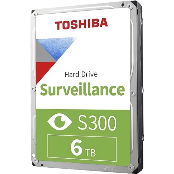 Toshiba S300 6TB Surveillance 3.5” Internal Hard Drive