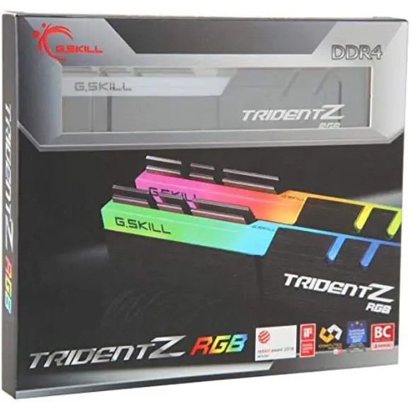 G.Skill Trident Z RGB 32GB (16x2) 3600MHZ DDR4 Desktop Memory