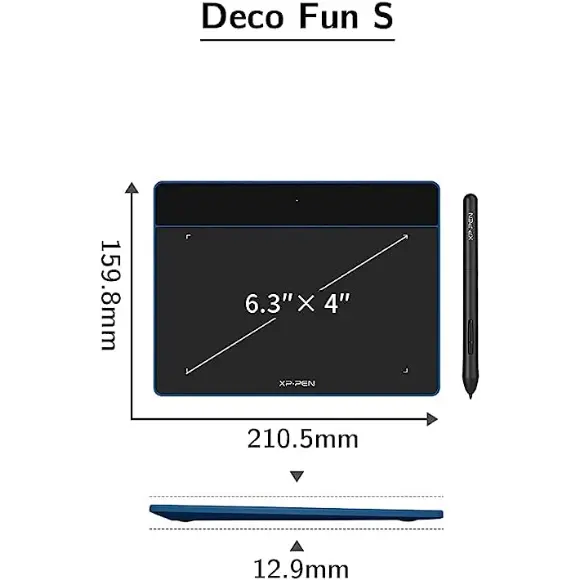 XP-PEN Deco Fun S Drawing Pen 6x4" Tablet