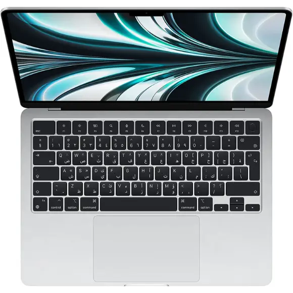 Apple MacBook Air M2 chip 8GB/512GB (Silver) 13.6-inch Liquid Retina display, 2022 - Arabic/English