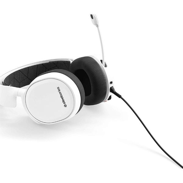 SteelSeries Arctis 3 (2019 Edition) All-Platform Wired Gaming Headset - White