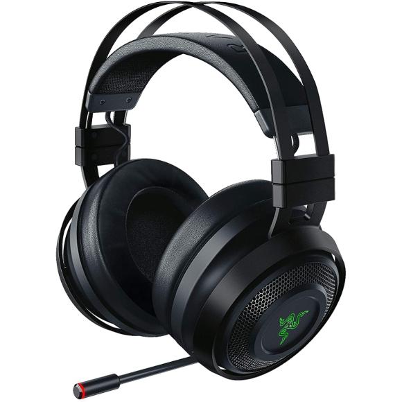 Razer Nari Ultimate Wireless 7.1 Surround Sound Gaming Headset: THX Audio & Haptic Feedback - Black