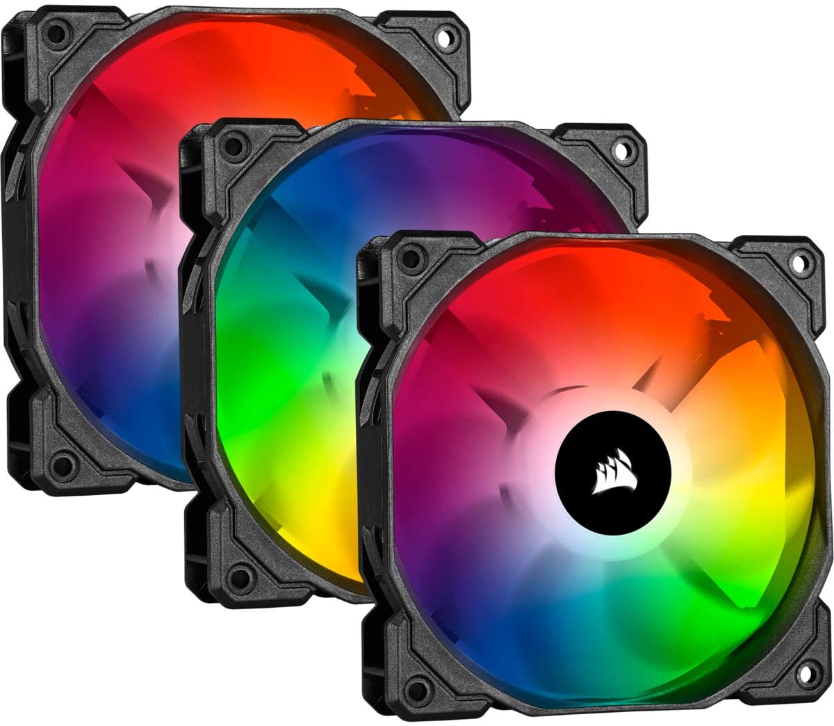 Corsair iCUE SP120 RGB Pro Triple Fan Kit with Lighting Node Core