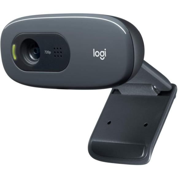 Logitech C270 HD Webcam HD 720p - Black