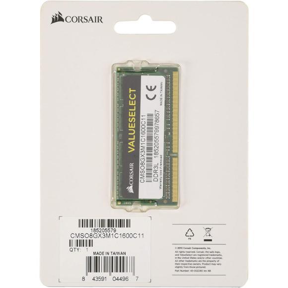Corsair 8GB Ram DDR3L 1600MHz