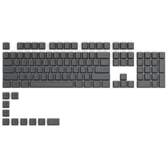 Glorious GPBT Keycaps, PBT Keycap Set, Black Ash