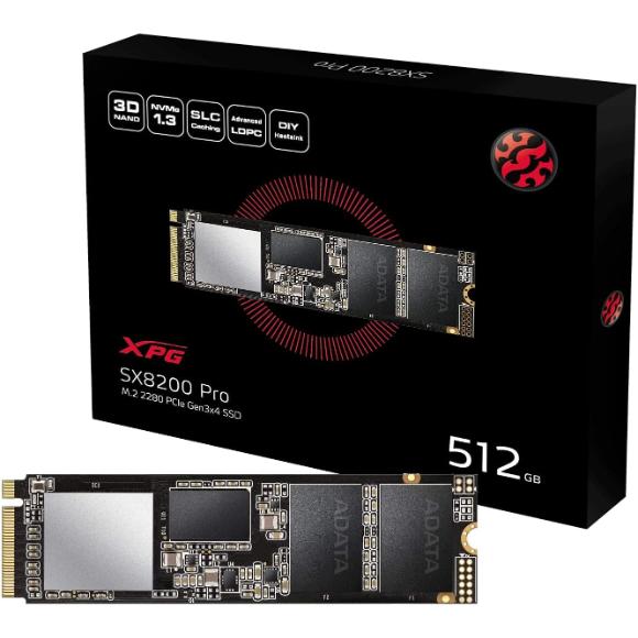 XPG SX8200 Pro 512GB NVMe Solid State Drive