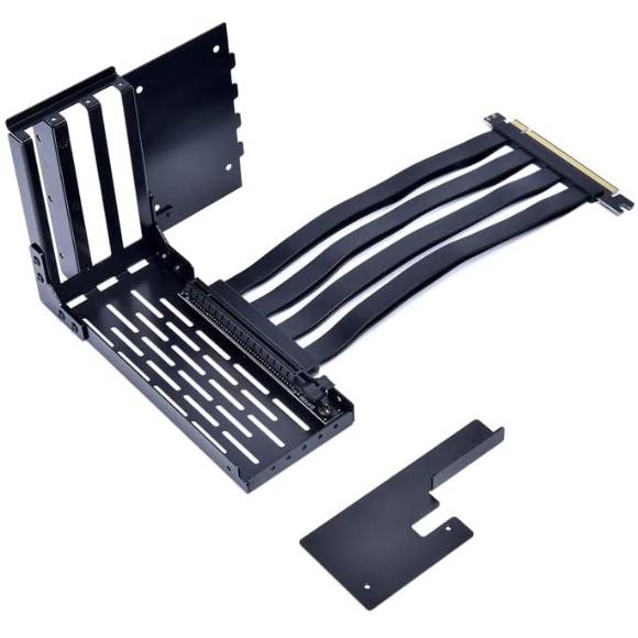 LIAN LI LAN2-1X Premium PCI-E x16 3.0 Black Extender Riser Cable 200mm and Covert Bracket for LANCOOL II/LANCOOL 2 NOT Compatible with RTX 3080/3090 and PCIE 4.0