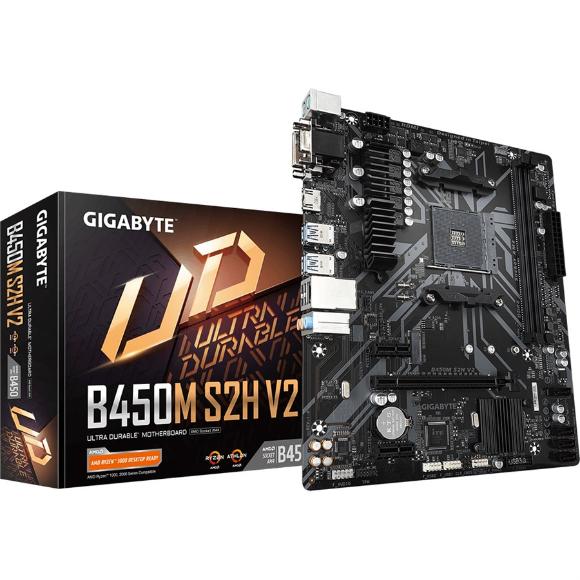 Gigabyte B450M S2H V2 AMD Ultra Durable Motherboard