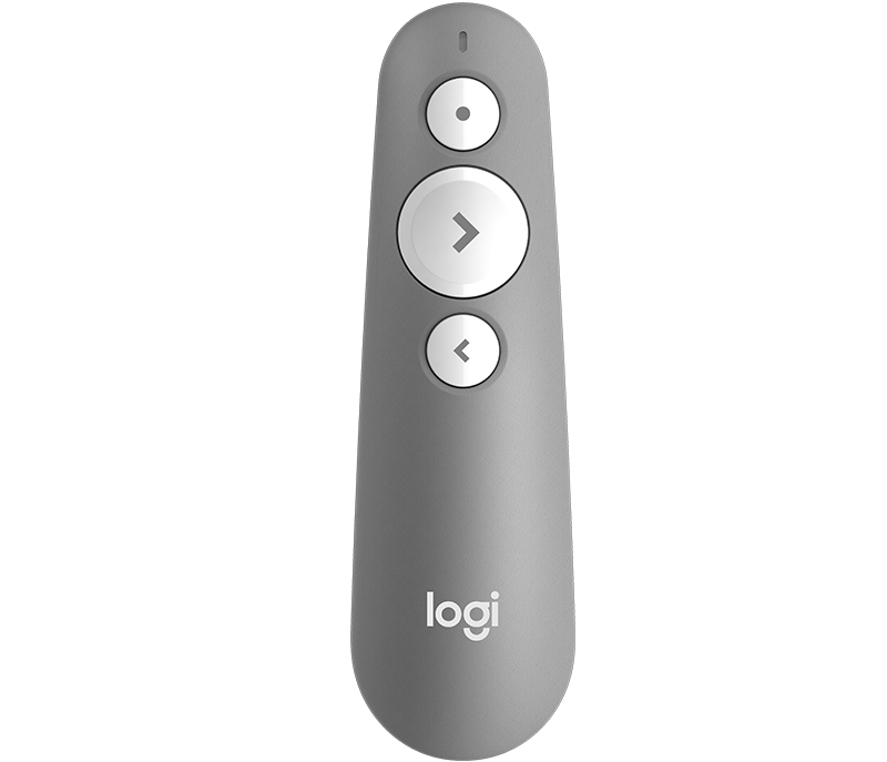 Logitech R500 Presenter Laser Presentation Remote Grey