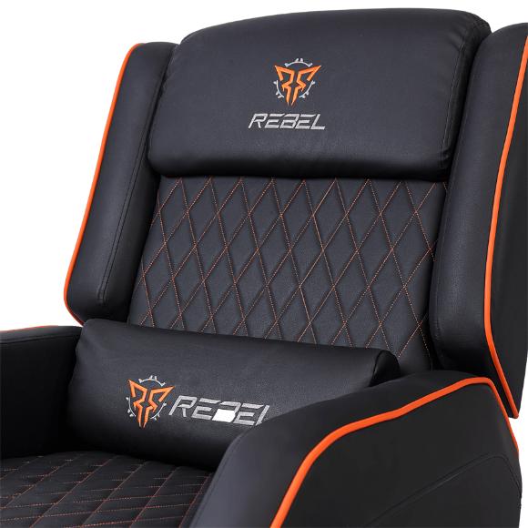 Rebel Wraith Gaming Sofa - Black/Orange