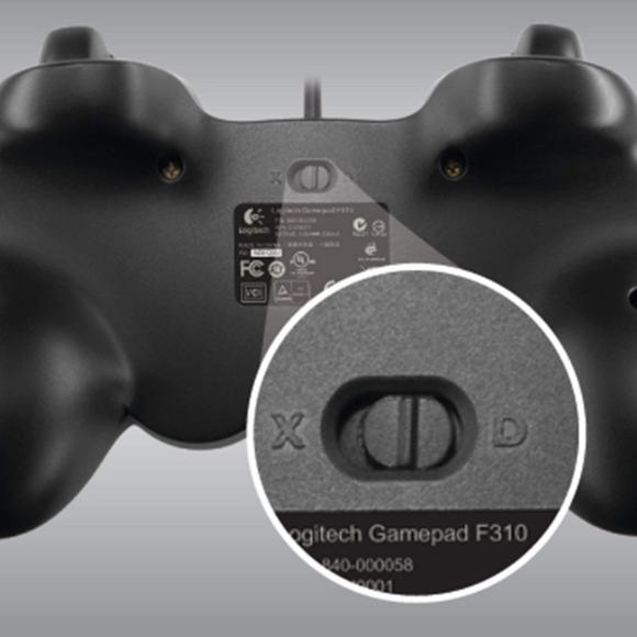 Logitech F310 Wired Gamepad Controller - Blue