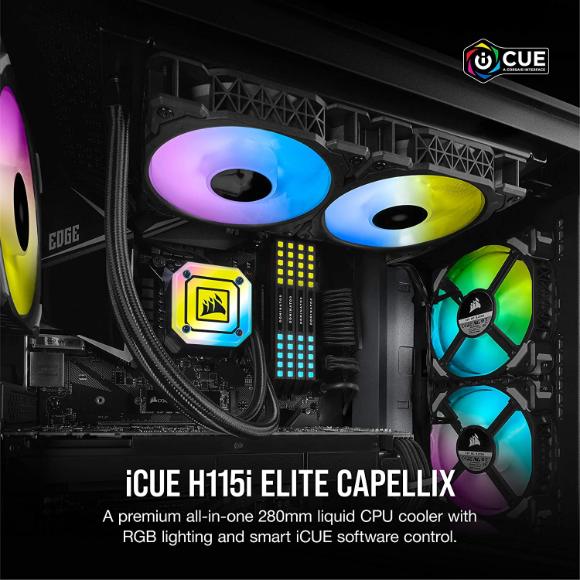 Corsair iCUE H115i ELITE CAPELLIX Liquid CPU Cooler