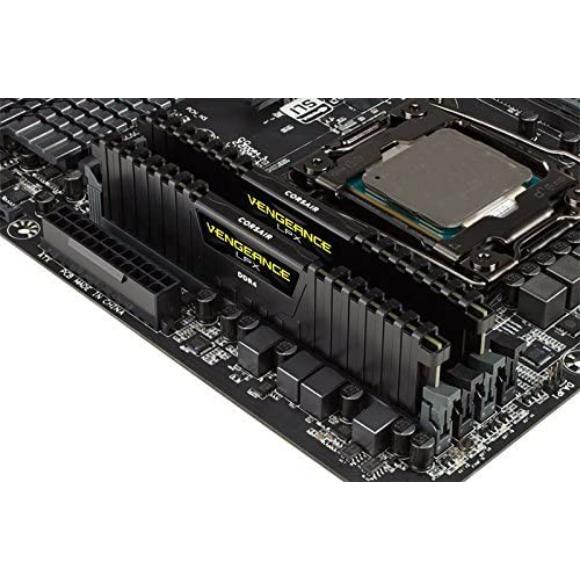 VENGEANCE® LPX 32GB (2 x 16GB) DDR4 DRAM 3000MHz C15 Memory Kit - Black