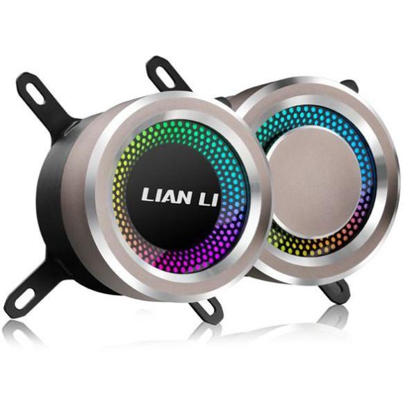 Lian Li Galahad AIO 240 RGB UNI FAN SL120 Edition CPU Liquid Cooler White