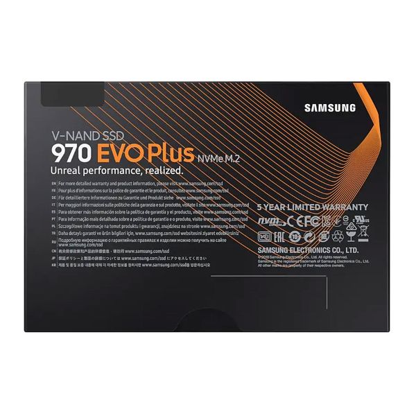 Samsung SSD 970 EVO PLUS NVME M.2 250GB - MZ-V7S250BW