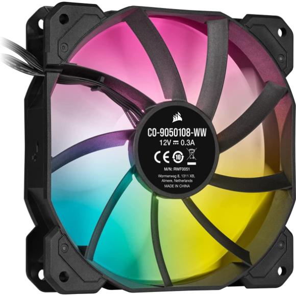 CORSAIR iCUE SP120 RGB Elite Single Fan