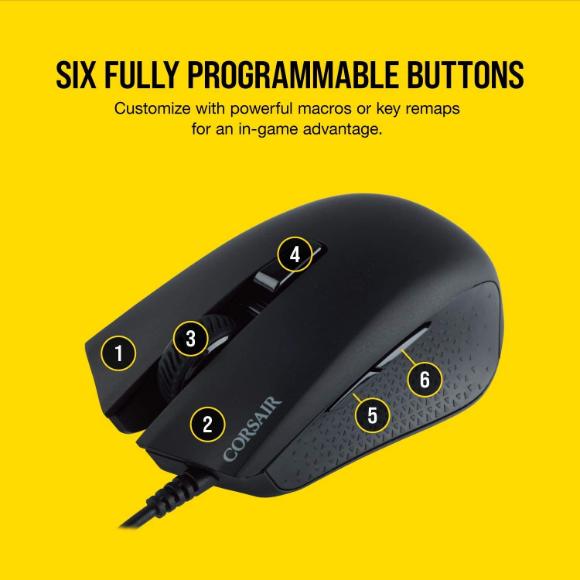 Corsair Harpoon PRO RGB Gaming Mouse Wired
