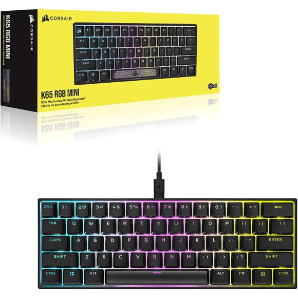 Corsair K65 RGB MINI Mechanical Gaming Keyboard Black