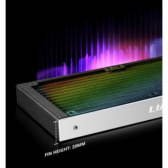 Lian Li Galahad AIO 240 RGB UNI FAN SL120 Edition CPU Liquid Cooler White