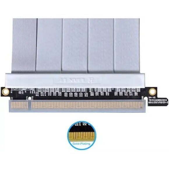 Lian Li-PW-PCI-4-60W 600mm PCI-e 4.0 Riser Cable White