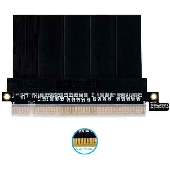 Lian Li PW-PCI-4-60X 600mm PCI-e 4.0 Riser Cable Black
