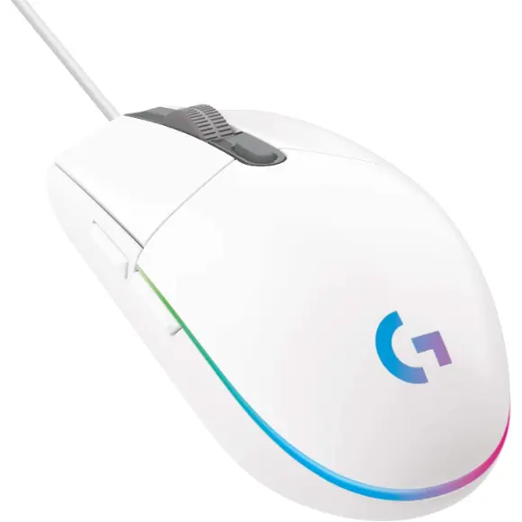 Logitech G102 Lightsync RGB Gaming Mouse - White
