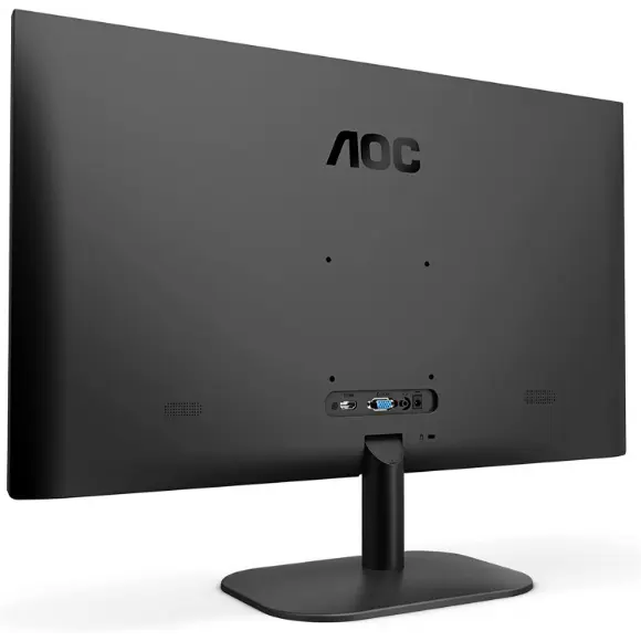AOC 27B2H 27" Full HD IPS Monitor, 3-Sided Frameless & Ultra Slim Design, HDMI and VGA inputs, Low blue Mode, VESA compatible, Black