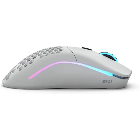 Glorious Model O- Minus Gaming Wireless Mouse -65g lightweight Honeycomb - (Matte White)