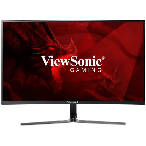 ViewSonic VX2458-C-MHD 24 Inch 1080p Curved 144Hz 1ms Gaming Monitor with FreeSync Premium Eye Care HDMI and DP
