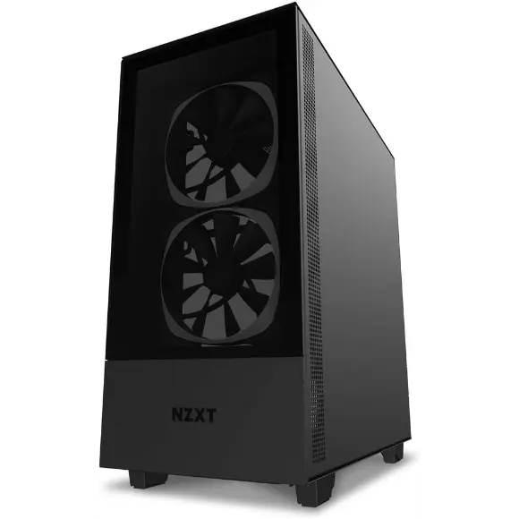 NZXT H510 Elite Mid-Tower ATX PC Gaming Case - CA-H510E-B1 - Matte Black