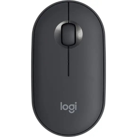 LOGITECH Pebble M350 Portable Wireless Mouse with Bluetooth - Graphite