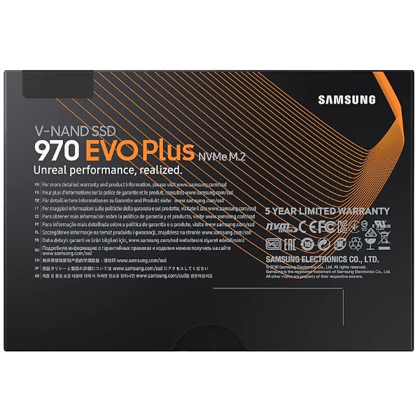 Samsung SSD 970 EVO PLUS 1TB NVME M.2 SSD MZ-V7S1T0BW