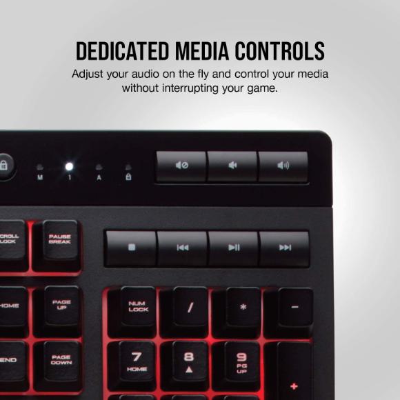 Corsair K55 RGB Gaming Keyboard Black