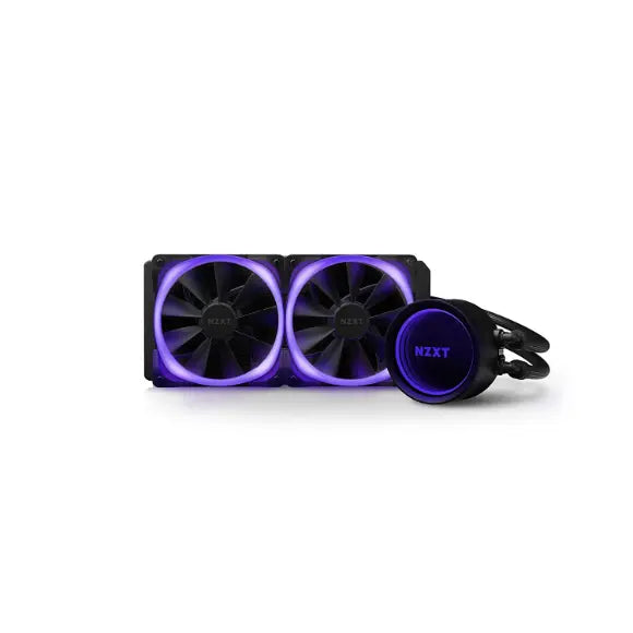 NZXT Kraken X53 RGB 240mm -CPU Liquid Cooler -Rotating Infinity Mirror Design-V2 120mm Radiator Fans