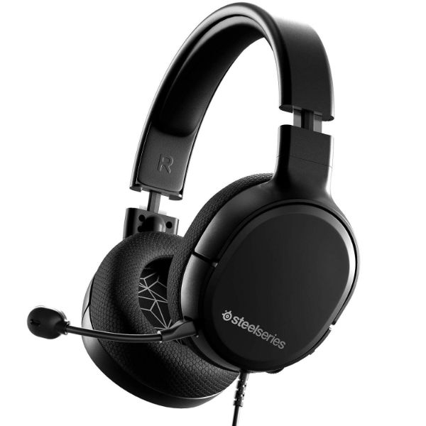 SteelSeries Arctis 1 Wired Gaming Headset – Detachable Clearcast Microphone – Lightweight Steel-Reinforced Headband – for PC, PS4, Xbox, Nintendo Switch, Mobile