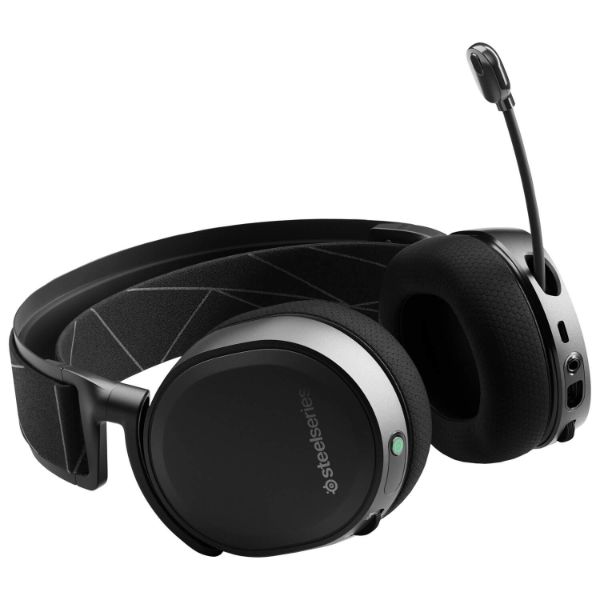SteelSeries Arctis 7 (2019 Edition) Lossless Wireless Gaming Headset with DTS Headphone:X v2.0 Surround for PC and PlayStation 4 – Black
