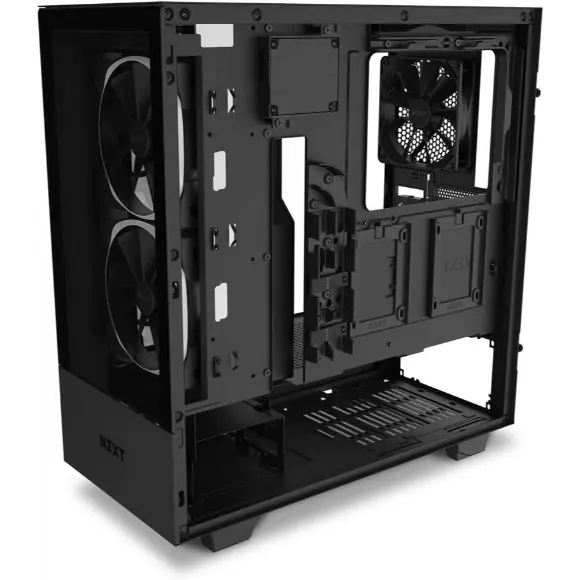 NZXT H510 Elite Mid-Tower ATX PC Gaming Case - CA-H510E-B1 - Matte Black